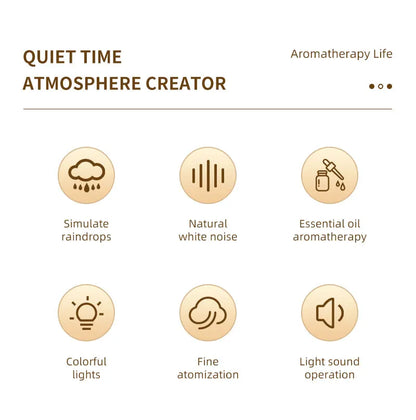 Ultrasonic Raindrop Aroma Humidifier