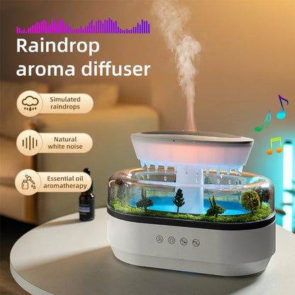 Ultrasonic Raindrop Aroma Humidifier