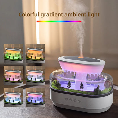 Ultrasonic Raindrop Aroma Humidifier